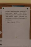 Wiadomość na tablicy. 