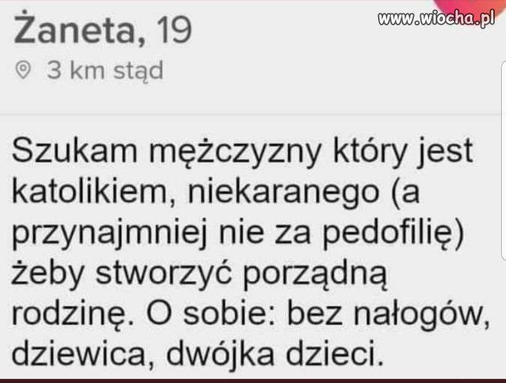 Ogłoszenie matrymonialne