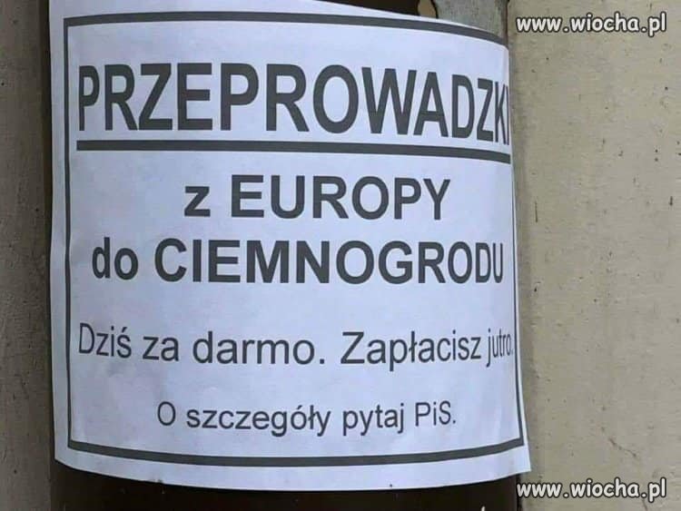 Przeprowadzasz się? Bo ja nie. Idę na wybory