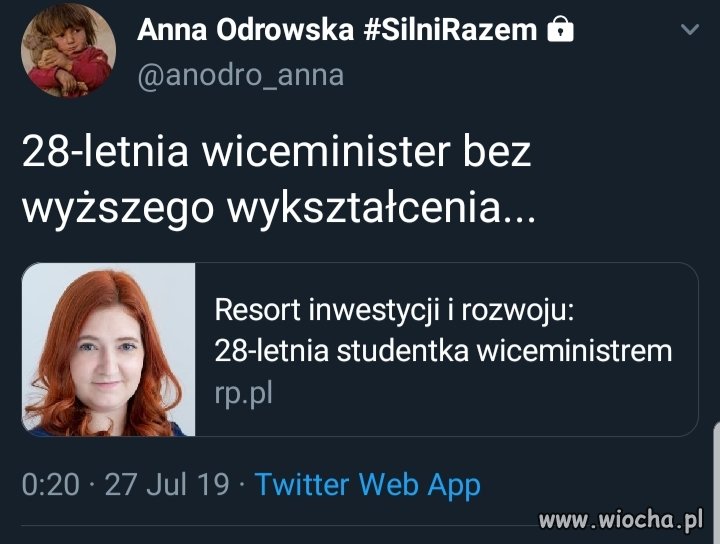 Ważne, że lojalna, no i znajoma premiera