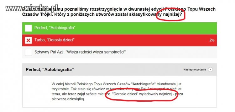 Quiz z popularnej strony internetowej
