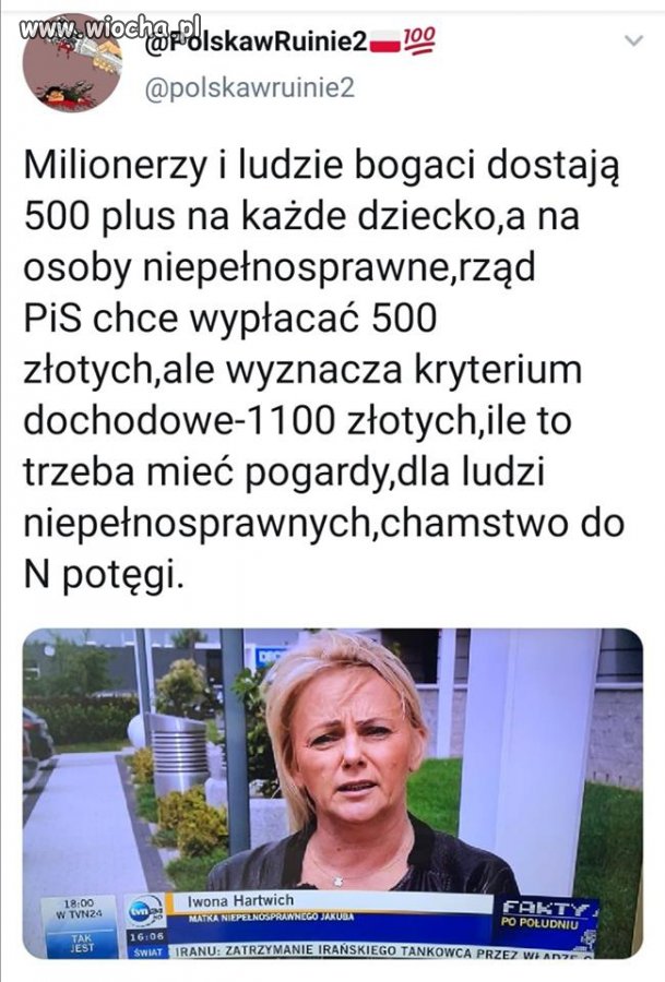 Kryterium dochodowe kaleki ?