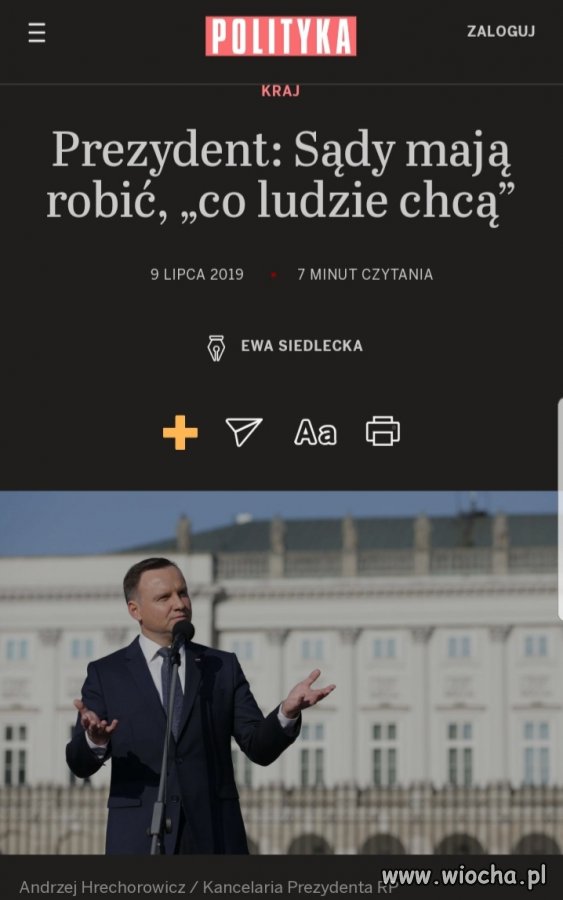 Prezydent idiota