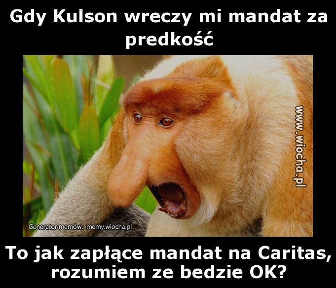 Gdy Kulson wręczy mi mandat za prędkość