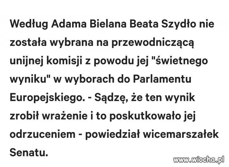 Raczej przerażający wynik...