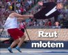 Rzut młotem.