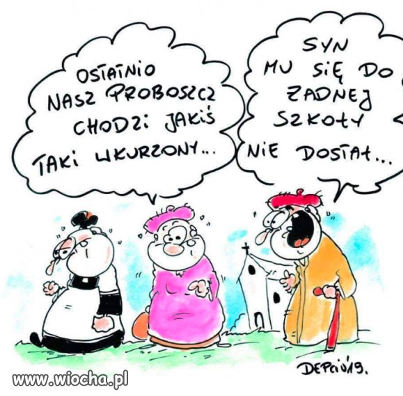 Wkurzony proboszcz 