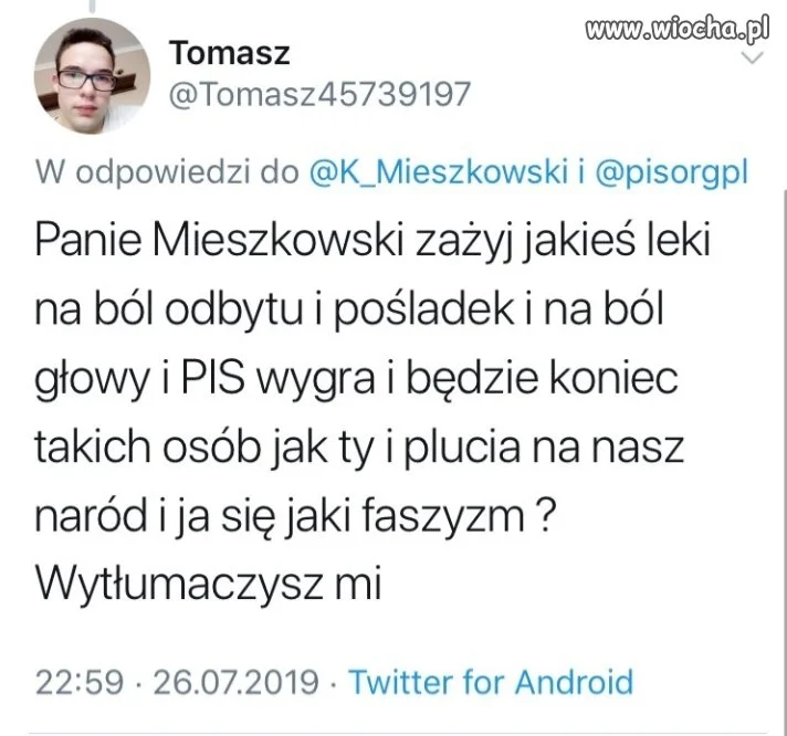Niech mu ktoś wytłumaczy