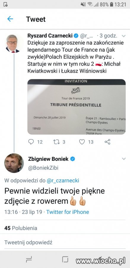 No i znowu Zibi do Obatela się przyczepił.