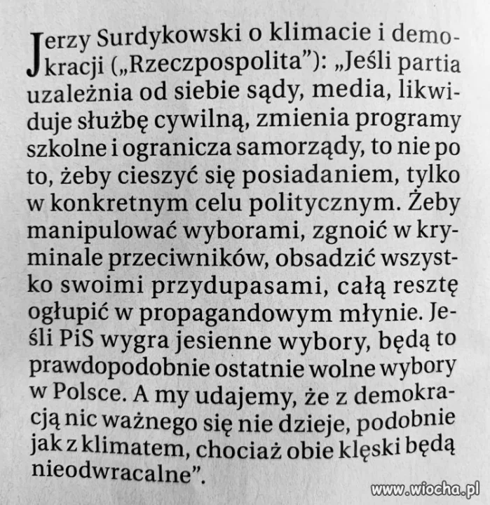 Przynajmniej do jesieni,