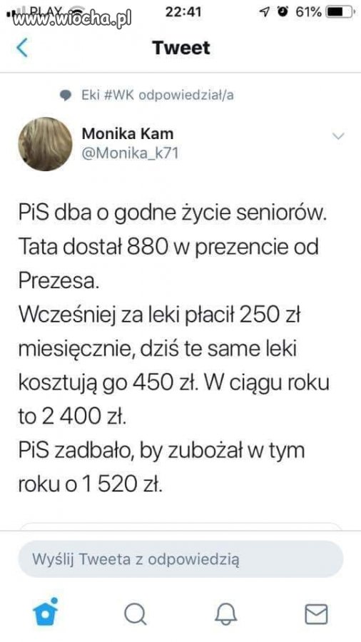  Z jednej strony dają, i to z naszych pieniędzy