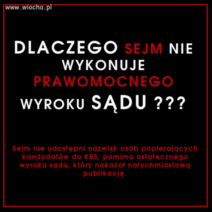 W jakim My kraju żyjemy...