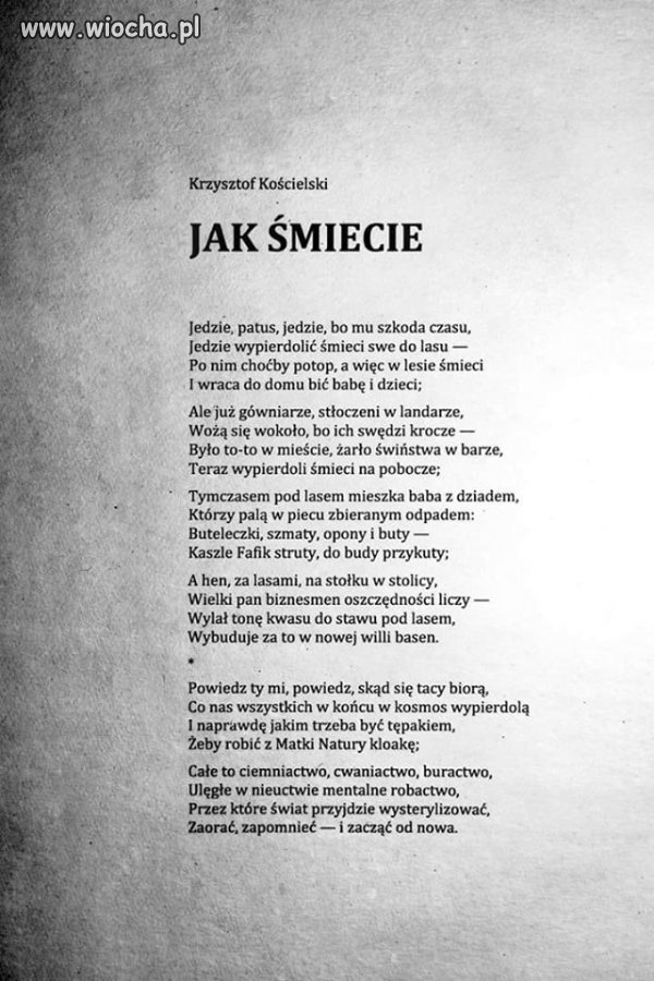 Poezja dla plebsu