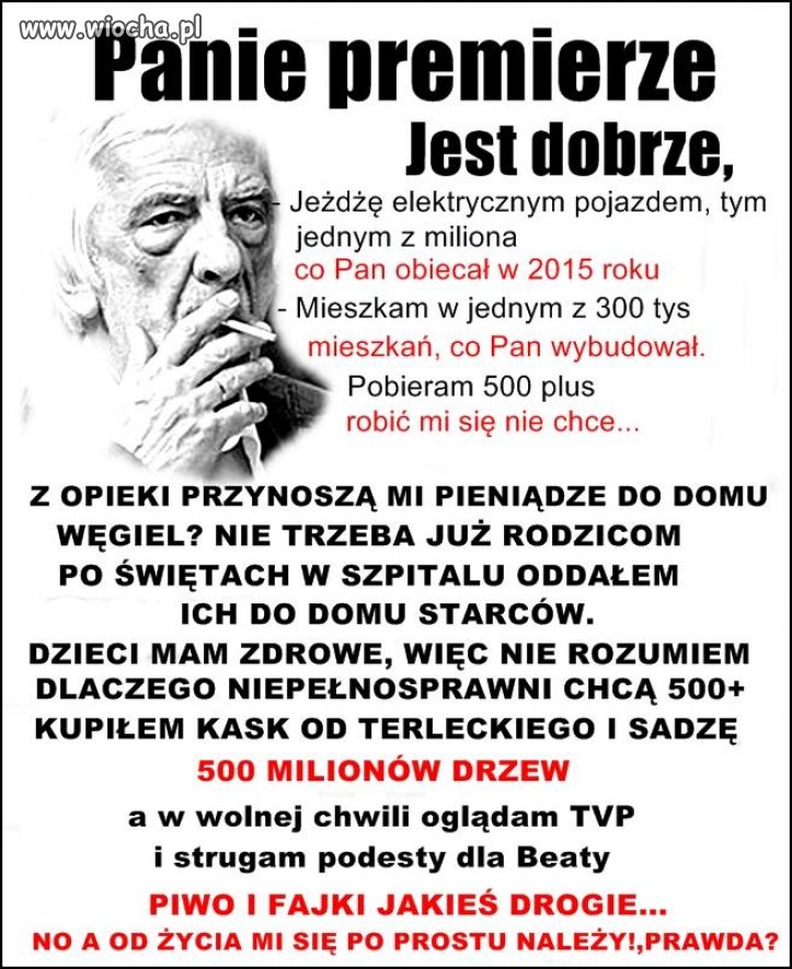 I czego