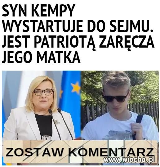 Do szkoły a nie do sejmu