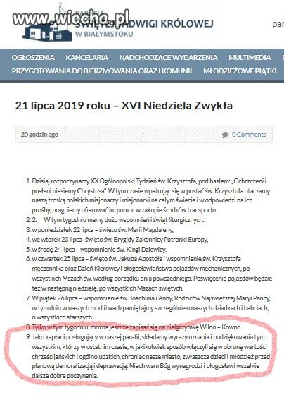 Modlę się za księży z tej parafii !