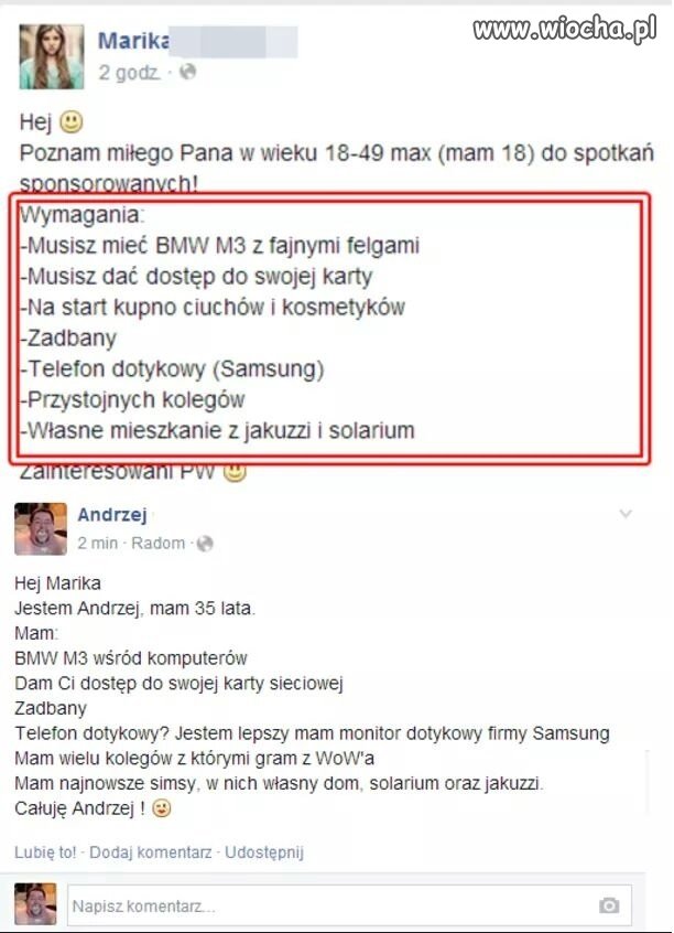 Im to się już w d...ch poprzewracało