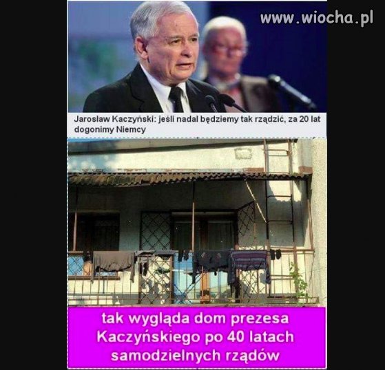 Kaczyński chce gonić Niemcy... 
