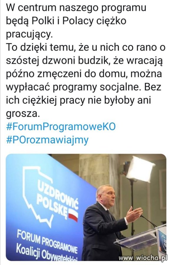 Jest wreszcie program PO