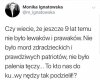 Kogo Monika ma na myśli?