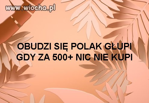 Tylko, że wtedy