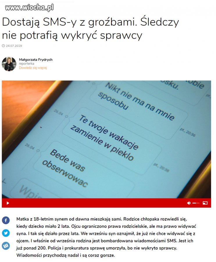 Najwyraźniej to zadanie przerosło policję