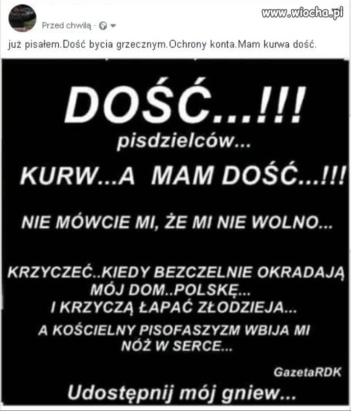 DOŚĆ!!!