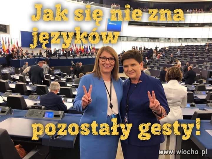 Czy ten gest to aby nie radość