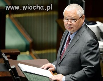 Min Glapiński pokazuje jak się zachować