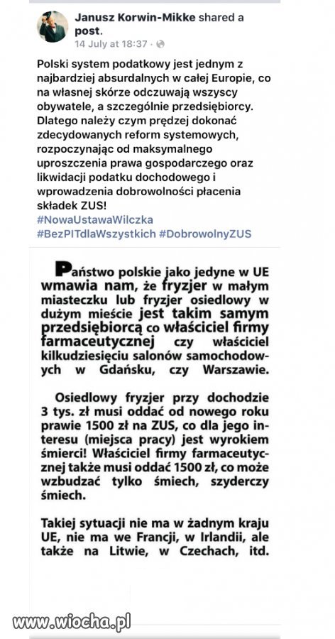 Ilu samozatrudnionych