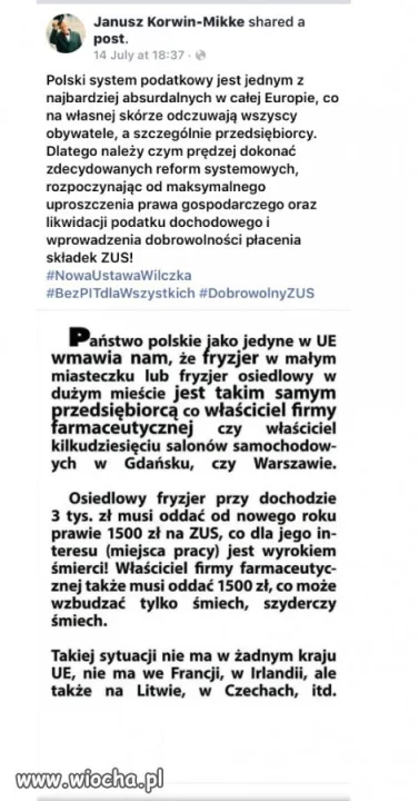 Ilu samozatrudnionych