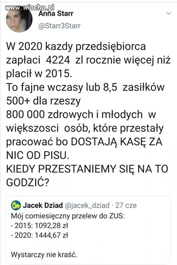 ZUS dla przedsiębiorczych