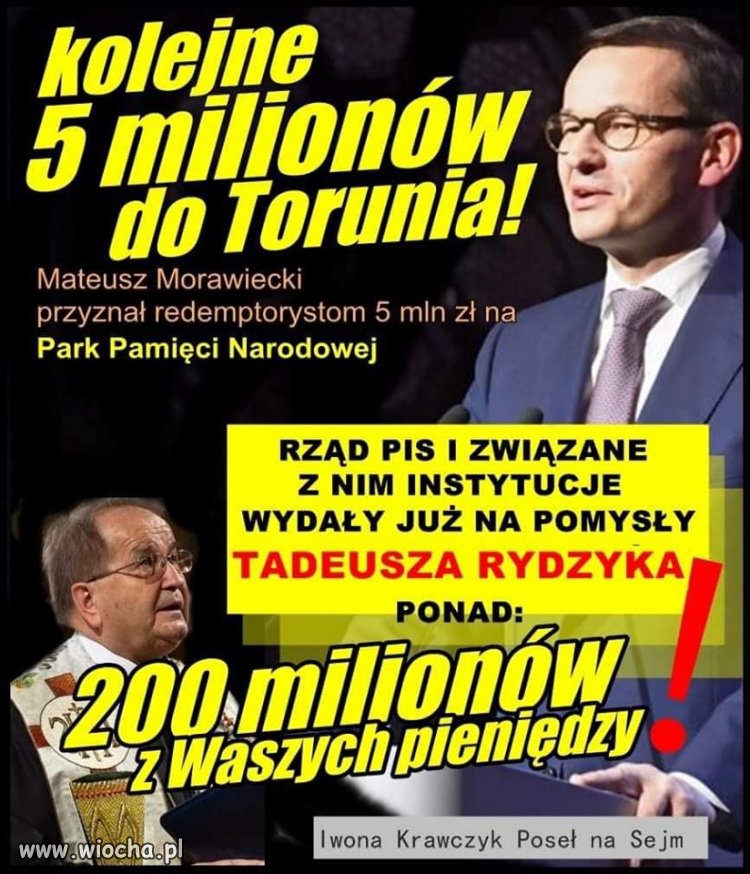 Kolejne, ogromne datki