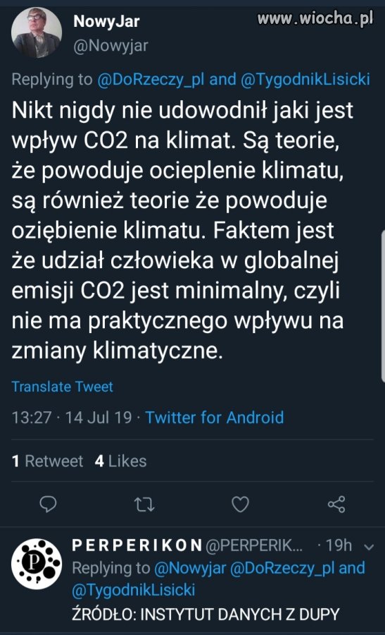 Kolejny imbecyl od ocieplenia klimatu