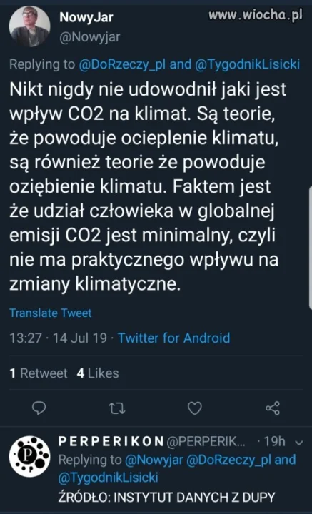 Kolejny imbecyl od ocieplenia klimatu