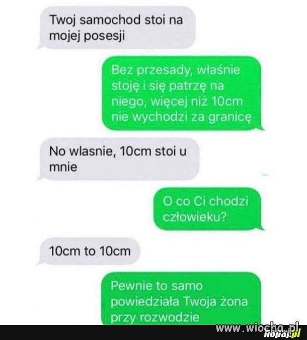 Taka sytuacja:) 