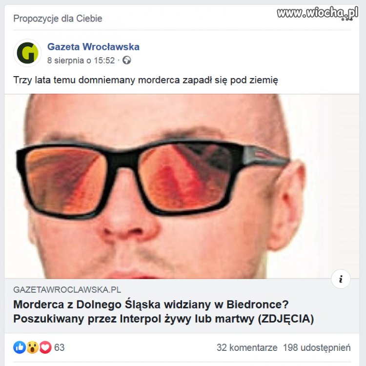 Poszukiwany w Biedronce