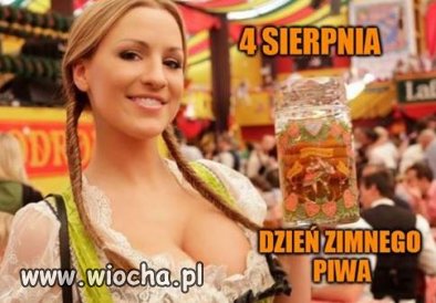 4 sierpnia -  Święto zimnego piwa