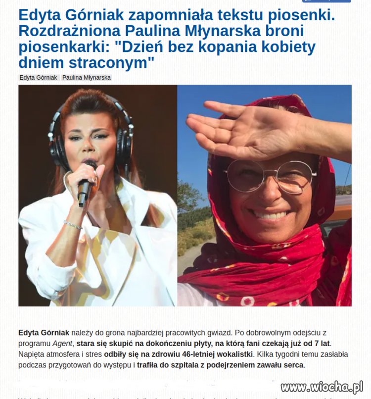 Wielka diwa dwóch przebojów