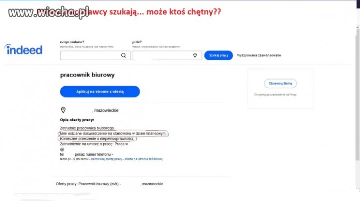 Janusze poszukują pracowników