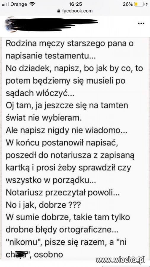 Ach ci spadkobiercy...