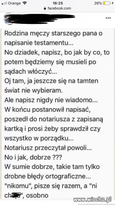 Ach ci spadkobiercy...