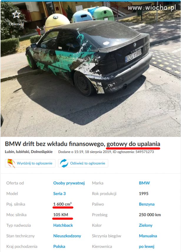 BMW do upalania