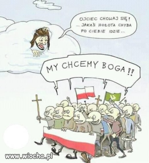 Tymczasem w niebie panika ...