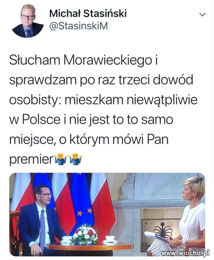 Morawiecki kłamstwem i obietnicami 