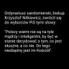 Biskup powiedział