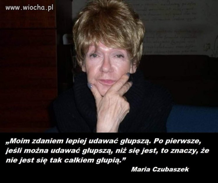 Całkiem logiczne.