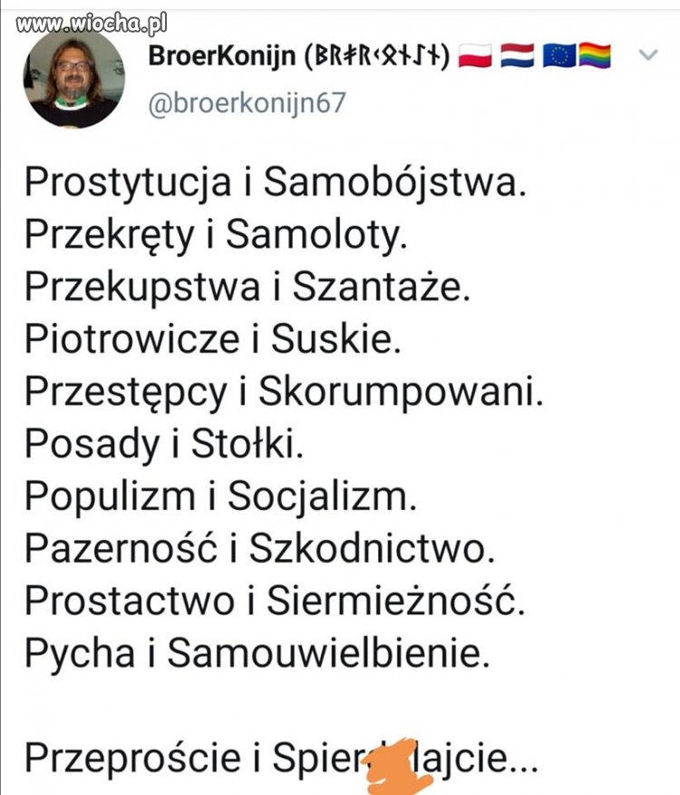 Ciekawe o kim mowa?