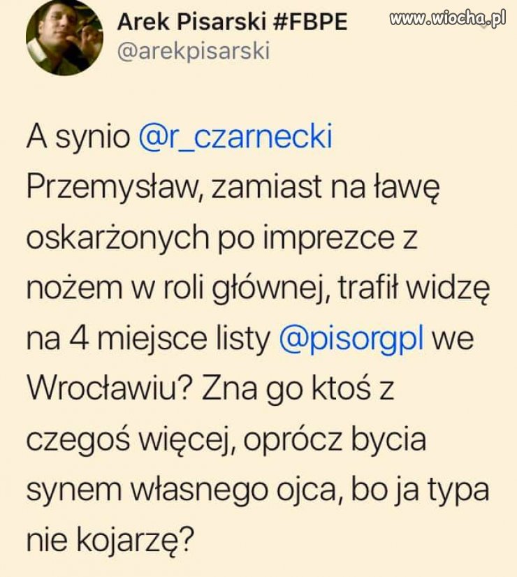  Przecież to pisie standardy