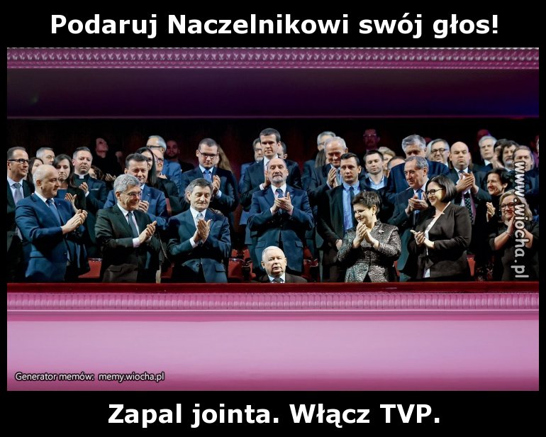Podaruj Naczelnikowi swój głos!